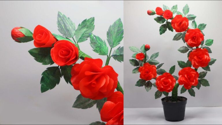 Dieser vergessene Trick verwandelt alte Plastiktüten in traumhafte Rosen für dein Zuhause…