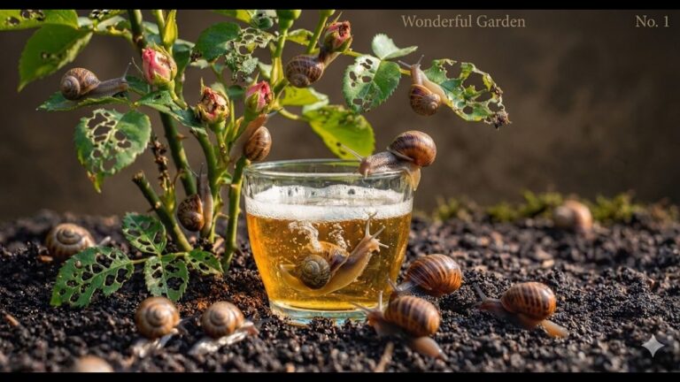 5 geniale Biertricks, um Ihre Rosen zu retten und Schnecken sofort zu stoppen!