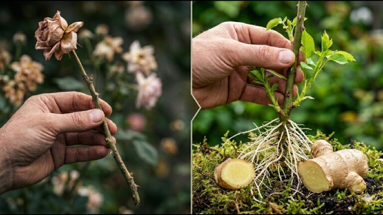 Mit diesem Ingwer-Trick wachsen deine Rosensetzlinge in nur 7 Tagen schneller!