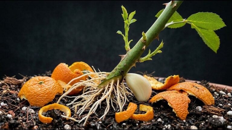 5 geniale Tipps: So verwandelst du Orangenschalen in Wurzeln für Rosen!