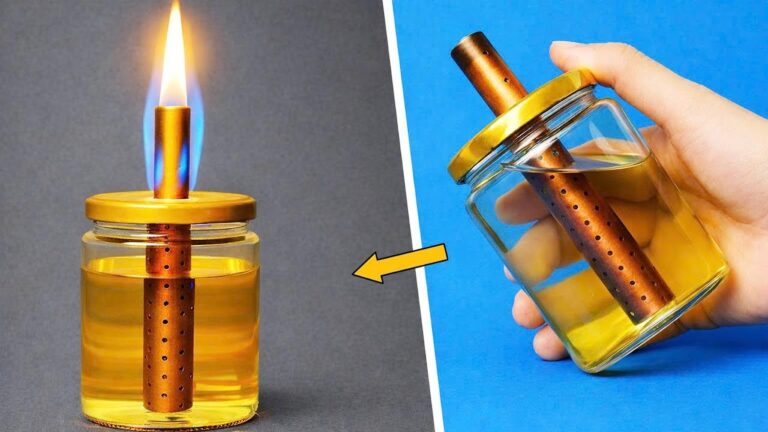 3 geniale DIY Heizlampen mit unbegrenzter Energie für kalte Tage entdecken!