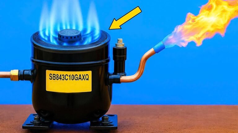 3 geniale Schritte: DIY Mini-Kocher aus Altöl und Kühlschrankkompressor herstellen