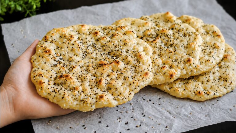 Schnelles Brot mit nur 2 Zutaten: Haferflocken und Wasser! Einfach und lecker!