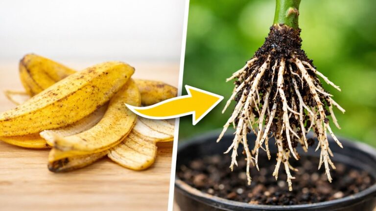 5 geniale Tricks: Mit Bananenschalen Rosenstecklinge schnell zum Wurzeln bringen!