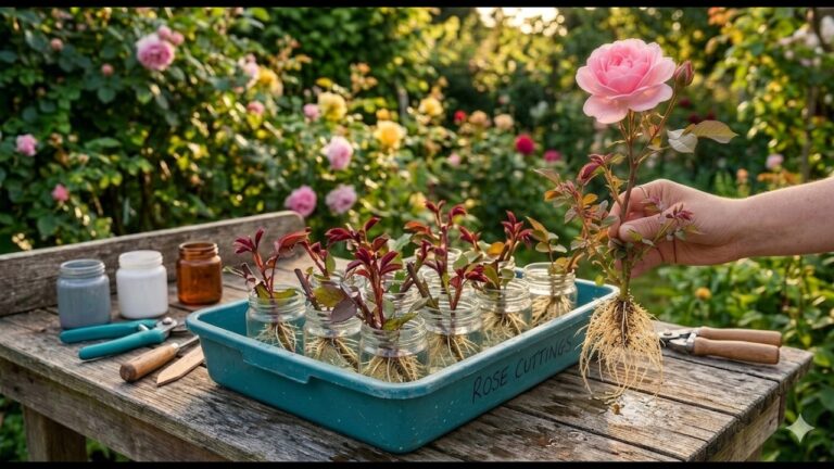 5 einfache Schritte für eine wahnsinnige Wurzelbildung bei Rosen! 🌹 Entdecke das Geheimnis!