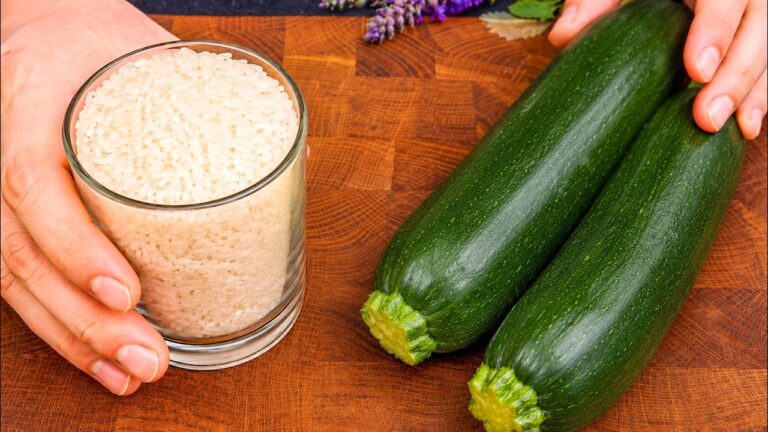 1 Tasse Reis und 2 Zucchini: Schnelles Abendessen in nur 20 Minuten entdecken!