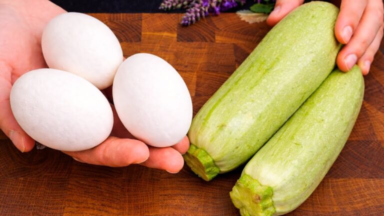 5 einfache Schritte für das beste Zucchini-Ei-Abendessen aller Zeiten!
