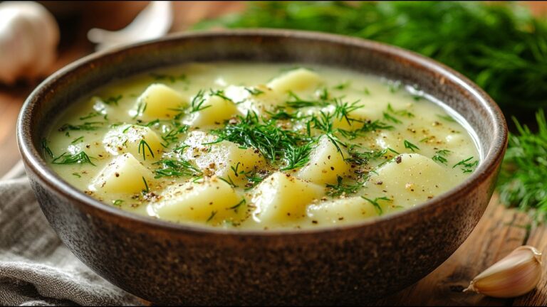 5 Gründe, warum diese cremige Kartoffel-Dill-Suppe deine Seele wärmt!