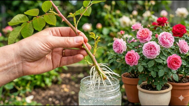 6 einfache Tipps, um Rosen erfolgreich zu vermehren und zu gedeihen! 🌹