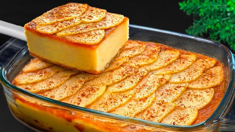 5-Minuten Diätkuchen: Gesund ohne Zucker, Mehl oder Butter mit Äpfeln und Haferflocken!