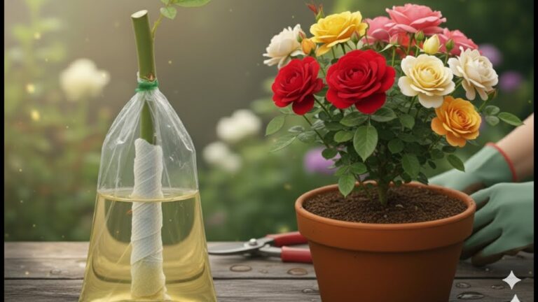 Rooten Sie Rosenstecklinge: Erfahren Sie 1 einfache Methode für starken Wurzelwachstum!