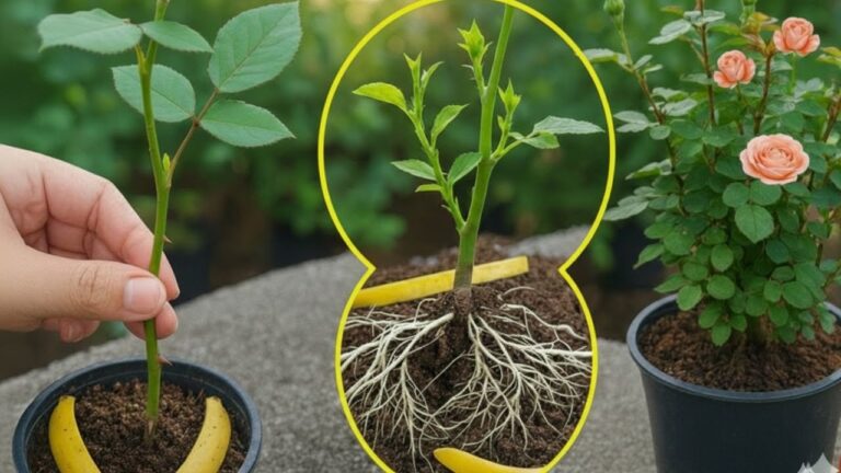 10 erstaunliche Tipps: So wurzeln Rosenstecklinge über Nacht mit einer Bananenschale!