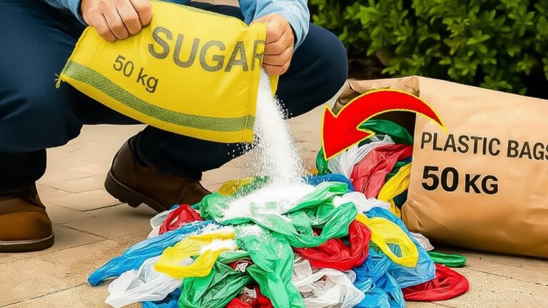 5 überraschende Tricks mit Plastiktüten und Zucker – So einfach geht’s!
