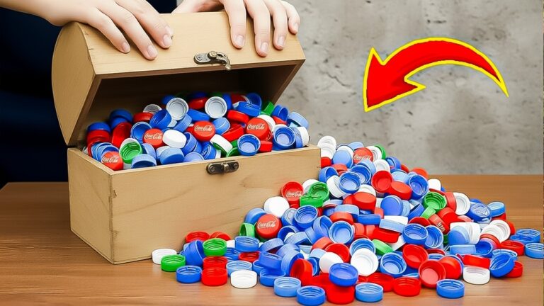 7 kreative Ideen für alte Plastikflaschenverschlüsse, die du lieben wirst!
