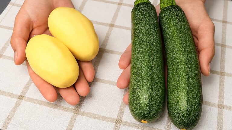 5 köstliche Rezepte mit Kartoffeln und Zucchini, die du lieben wirst!