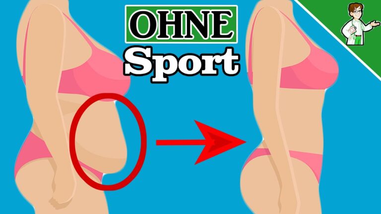 9 effektive Tipps, um Bauchfett ohne Sport zu verlieren und besser auszusehen!