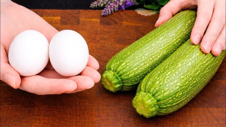5 Gründe, warum Zucchini mit Eiern das beste Abendessen ist!