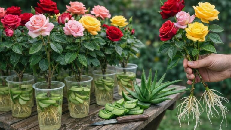 5 Geheimnisse für schnelle Wurzelbildung bei Rosenstecklingen 🌹