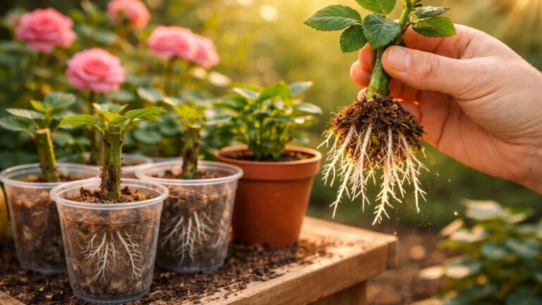 5 einfache Schritte, um Rosenstecklinge schnell bewurzeln zu lassen!
