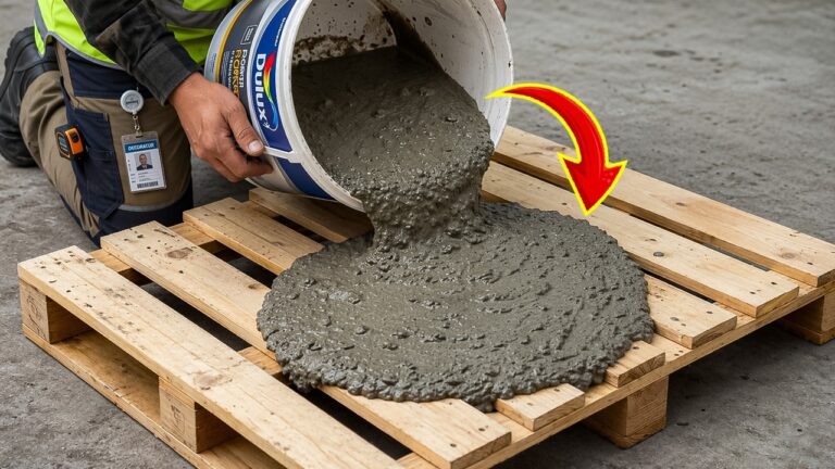 Verdiene mit 1 alten Palette und Beton 1 Million Dollar – entdecke das Geheimnis!